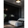 Astro Plafond Stor, Svart/guld/opal ANETA HOME Sockel E27 Svart /Guld /Opalvit – miniatyr 2