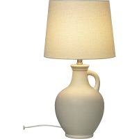 ATHENA bordslampa, naturvit