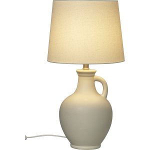 ATHENA bordslampa, naturvit