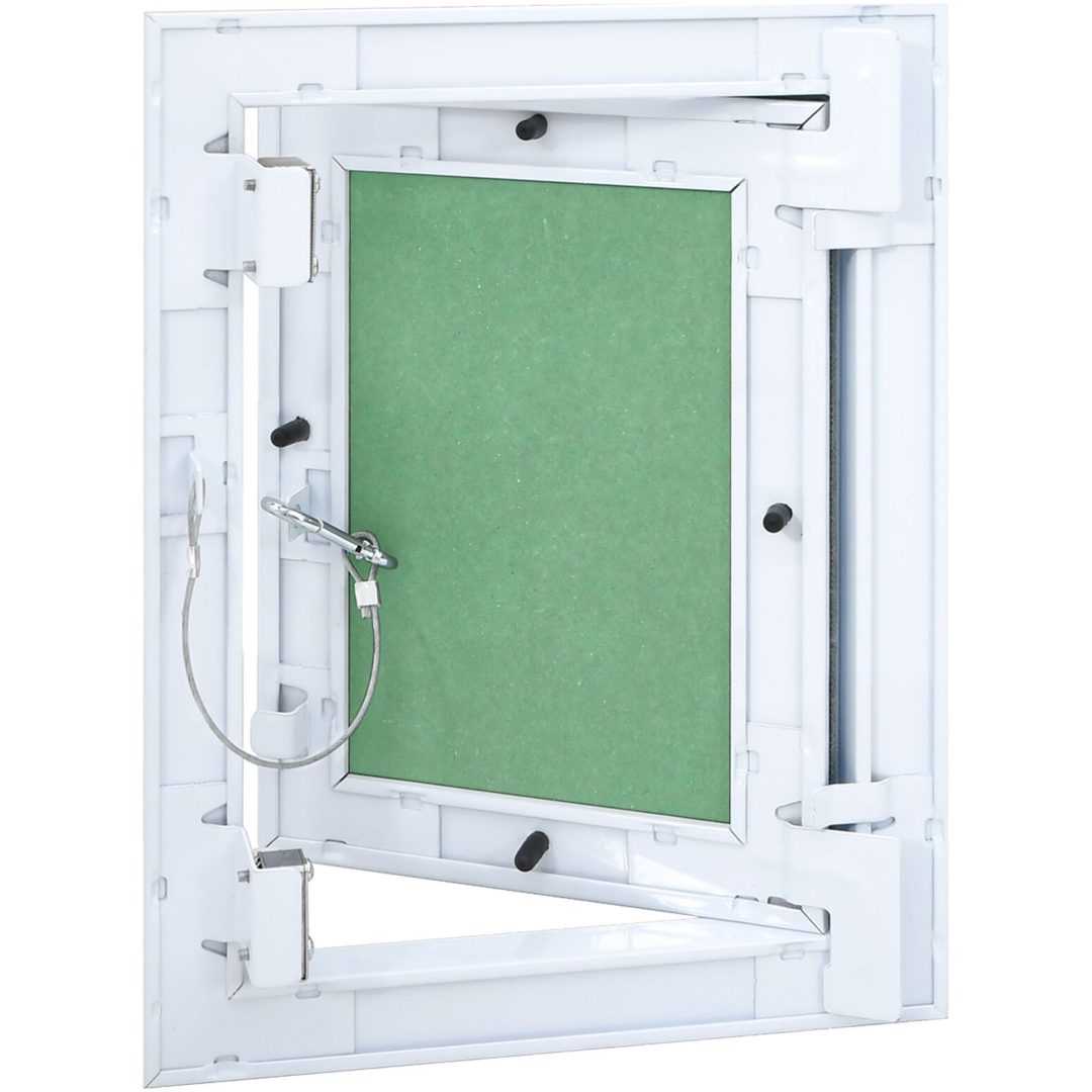 Åtkomstpanel med aluminiumram och gips 150x200 mm vidaXL 250 x 200 x 12,5 mm
