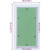 Åtkomstpanel med aluminiumram och gips 250x500 mm vidaXL 550 x 300 x 12.5 mm – miniatyr 10