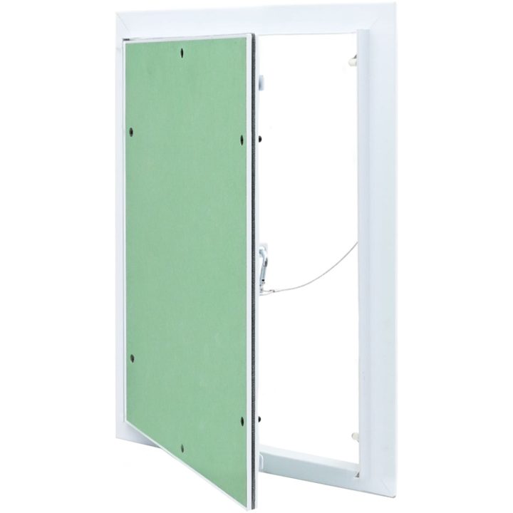 Åtkomstpanel med Aluminiumram och Gips 300x400 mm vidaXL 450 x 350 x 12.5 mm – bild 2