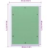 Åtkomstpanel med Aluminiumram och Gips 300x400 mm vidaXL 450 x 350 x 12.5 mm – miniatyr 10