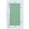 Åtkomstpanel med aluminiumram och gips 300x500 mm vidaXL 550 x 350 x 12.5 mm – miniatyr 4