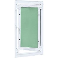 Åtkomstpanel med aluminiumram och gips 300x500 mm vidaXL