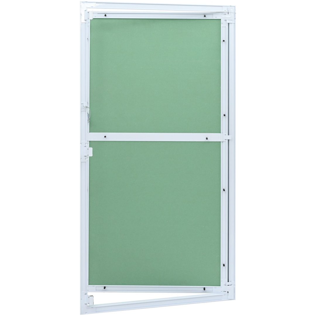 Åtkomstpanel med aluminiumram och gips 500x1000 mm vidaXL 1050 x 550 x 12,5 mm