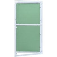 Åtkomstpanel med aluminiumram och gips 500x1000 mm vidaXL