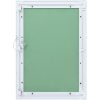 Åtkomstpanel med aluminiumsram och gips 500x700 mm vidaXL 750 x 550 x 12.5 mm – miniatyr 5