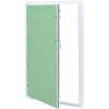 Åtkomstpanel med aluminiumsram och gips 500x700 mm vidaXL 750 x 550 x 12.5 mm – miniatyr 1