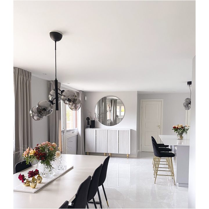 Atom Taklampa, Svart/rök ANETA HOME Sockel E14 Svart /Rökgrå – bild 4
