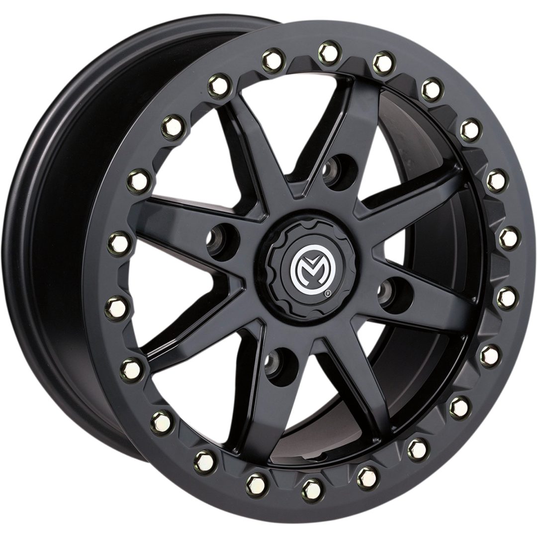 Atv-fälg 544x Beadlock Svart Satin Aluminium MOOSE RACING