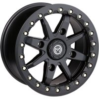 Atv-fälg 544x Beadlock Svart Satin Aluminium MOOSE RACING
