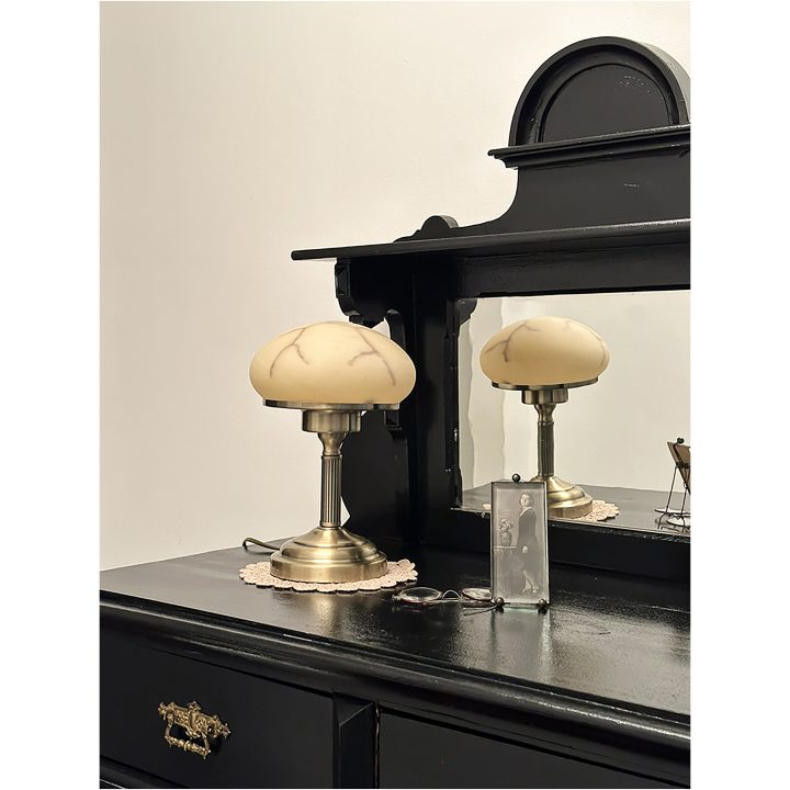 August Bordlampa, Antik/beige ANETA HOME Sockel E14 Antik /Beige – bild 2