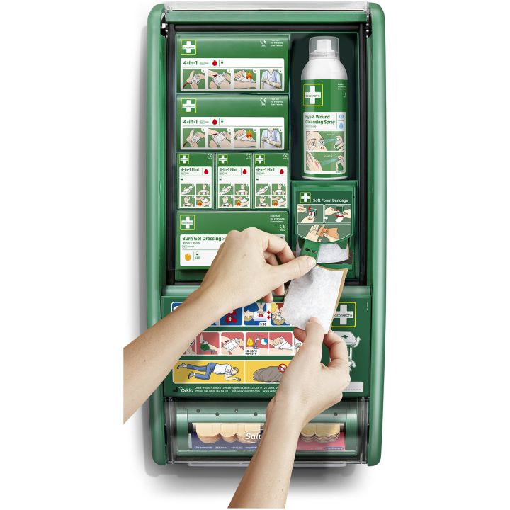 Automat Mjukskum Första Hjälpen Station Grön Cederroth – bild 2