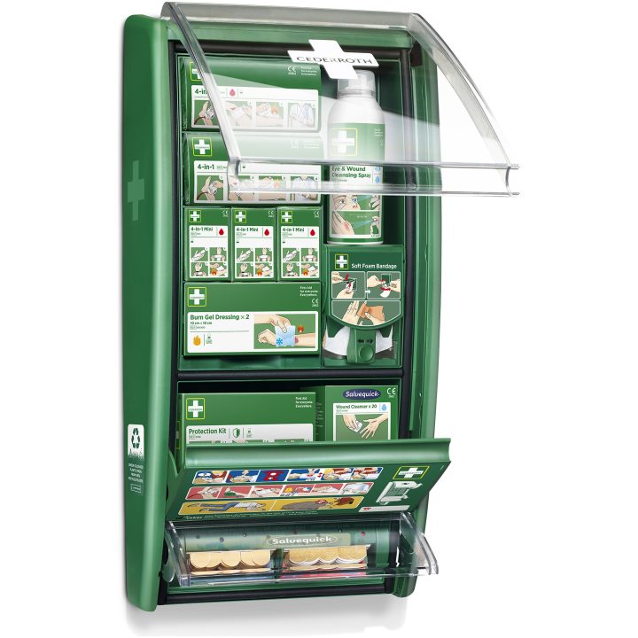 Automat Mjukskum Första Hjälpen Station Grön Cederroth – bild 4