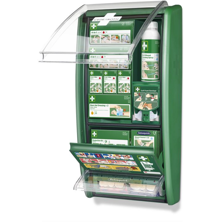 Automat Mjukskum Första Hjälpen Station Grön Cederroth – bild 5
