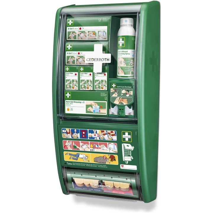 Automat Mjukskum Första Hjälpen Station Grön Cederroth – bild 6