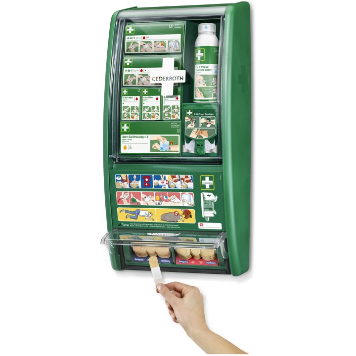 Automat Mjukskum Första Hjälpen Station Grön Cederroth – bild 7