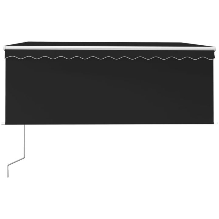 Automatiserad markis med rullgardin cm antracit vidaXL 3 x 2.5 m – bild 3