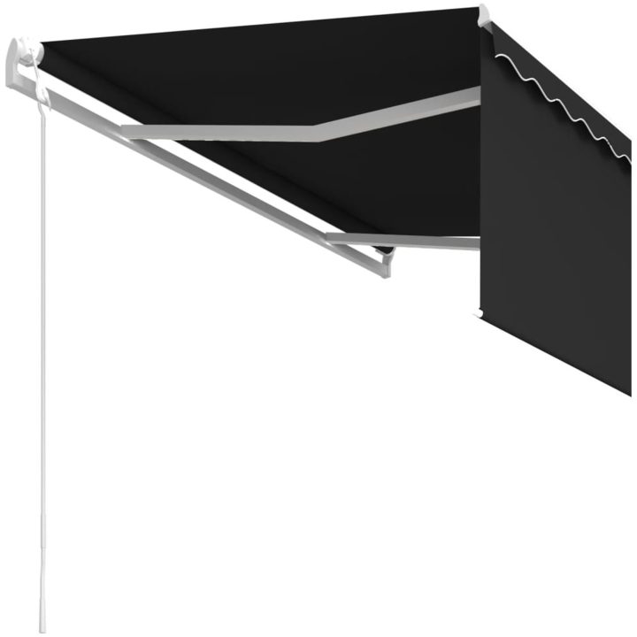 Automatiserad markis med rullgardin cm antracit vidaXL 3 x 2.5 m – bild 5