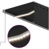 Automatiserad markis rullgardin vindsensor LED antracit vidaXL 5 x 3 m – miniatyr 5