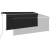 Automatiserad markis vindsensor rullgardin LED antracit vidaXL 3 x 2.5 m – miniatyr 4