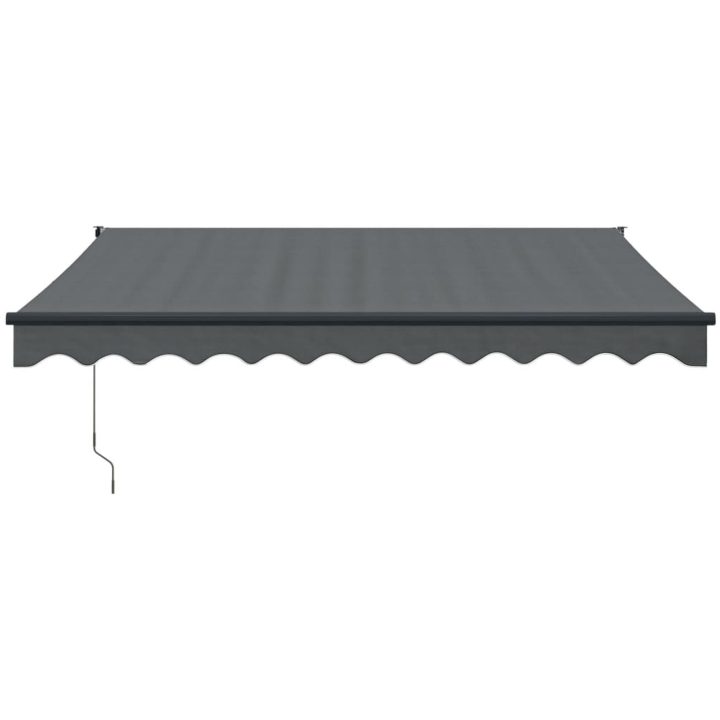 Automatisk infällbar markis antracit vidaXL 3.5 x 2.5 m – bild 3