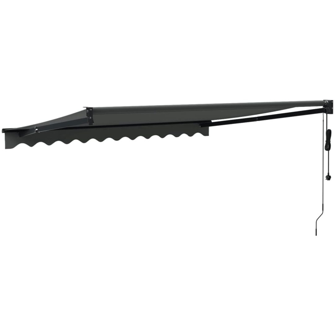 Automatisk infällbar markis antracit vidaXL 3.5 x 2.5 m – bild 5