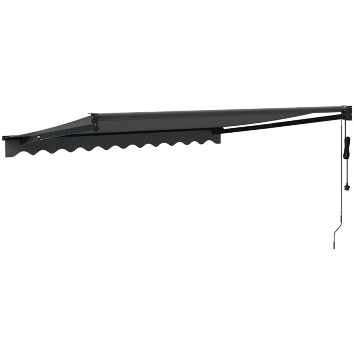 Automatisk infällbar markis antracit vidaXL 3.5 x 2.5 m – bild 5
