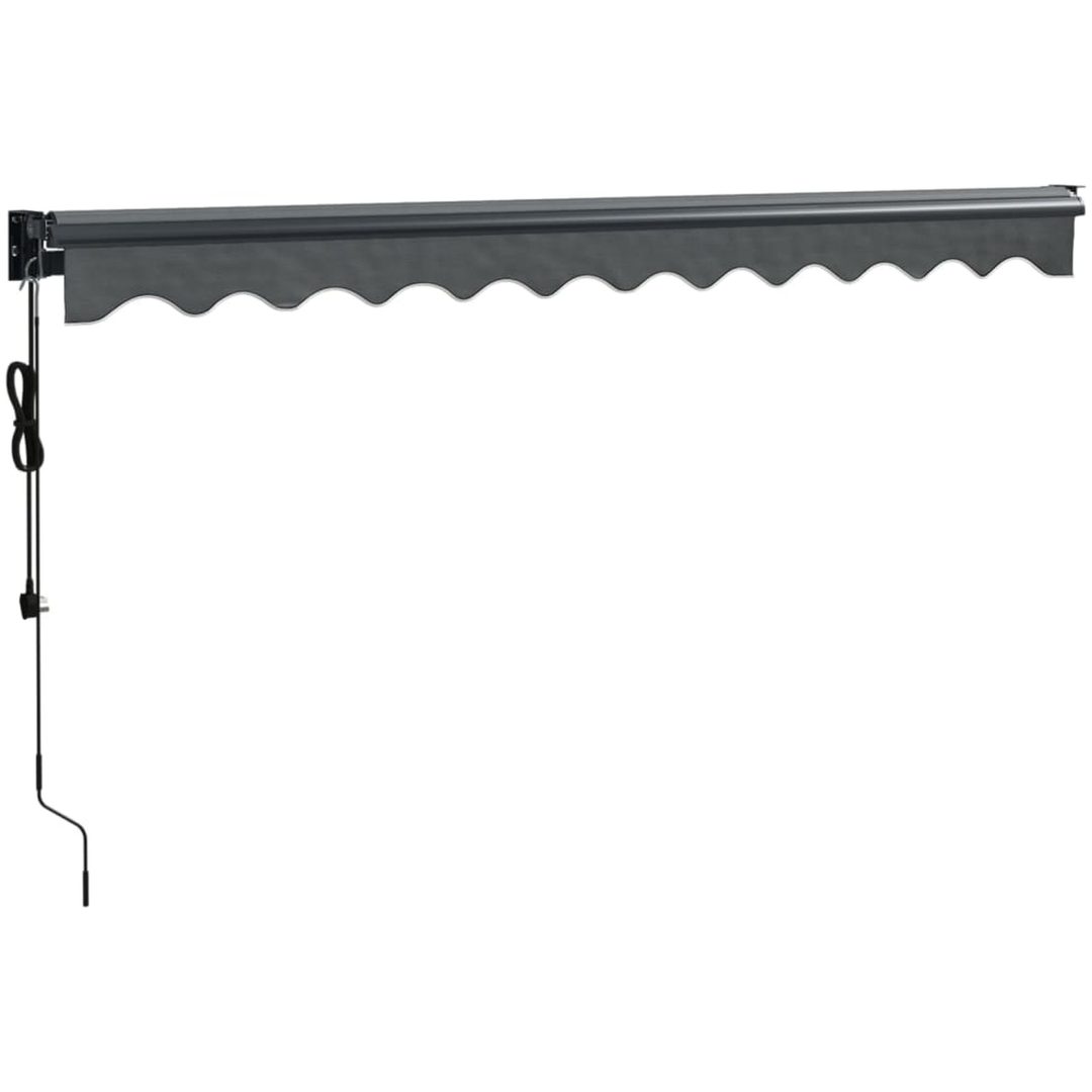 Automatisk infällbar markis antracit vidaXL 3.5 x 2.5 m – bild 6