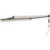Automatisk infällbar markis gräddvit vidaXL 3.5 x 2.5 m – miniatyr 5