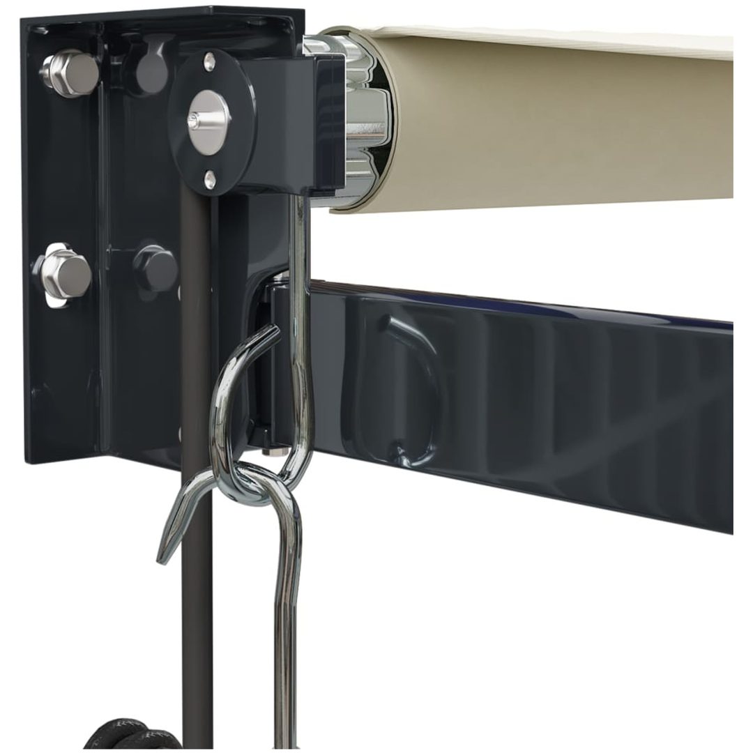 Automatisk infällbar markis gräddvit vidaXL 3.5 x 2.5 m – bild 7