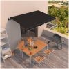 Automatisk markis antracit vidaXL 400 x 350 cm – miniatyr 1