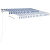 Automatisk markis blå och vit vidaXL 300 x 250 cm – miniatyr 3