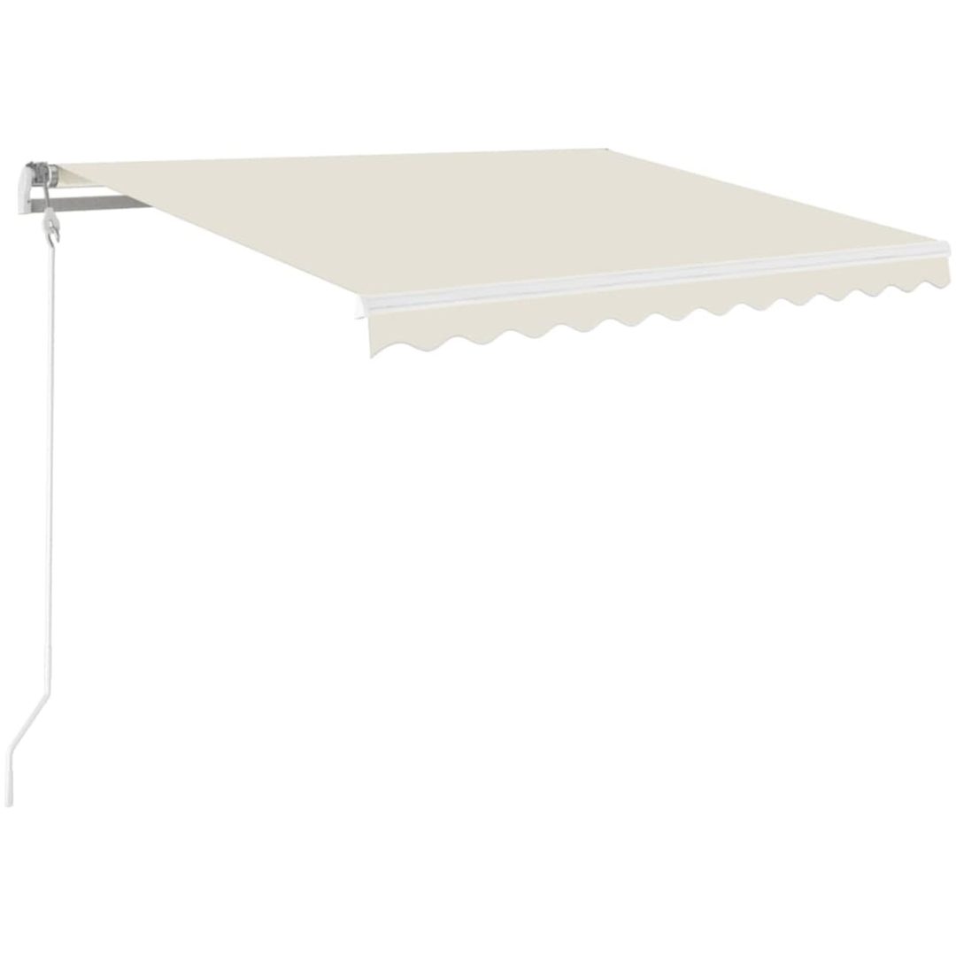 Automatisk markis gräddvit vidaXL 350 x 250 cm – bild 2