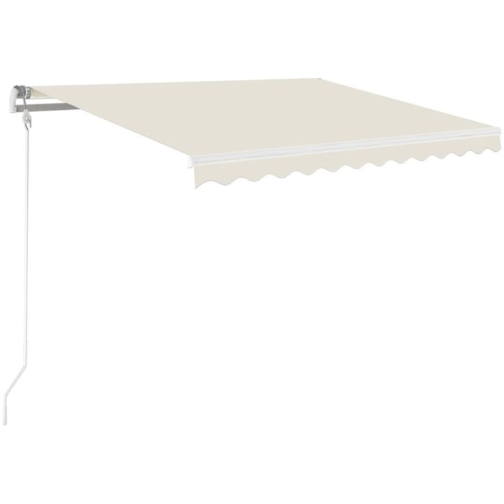 Automatisk markis gräddvit vidaXL 350 x 250 cm – bild 2