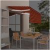 Automatisk markis rullgardin vindsensor LED vidaXL 3.5 x 2.5 m – miniatyr 1