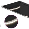Automatisk markis vindsensor rullgardin LED antracit vidaXL 3.5 x 2.5 m – miniatyr 5