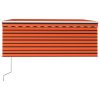 Automatisk markis vindsensor rullgardin LED vidaXL 3.5 x 2.5 m – miniatyr 3