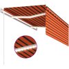 Automatisk markis vindsensor rullgardin LED vidaXL 3.5 x 2.5 m – miniatyr 5