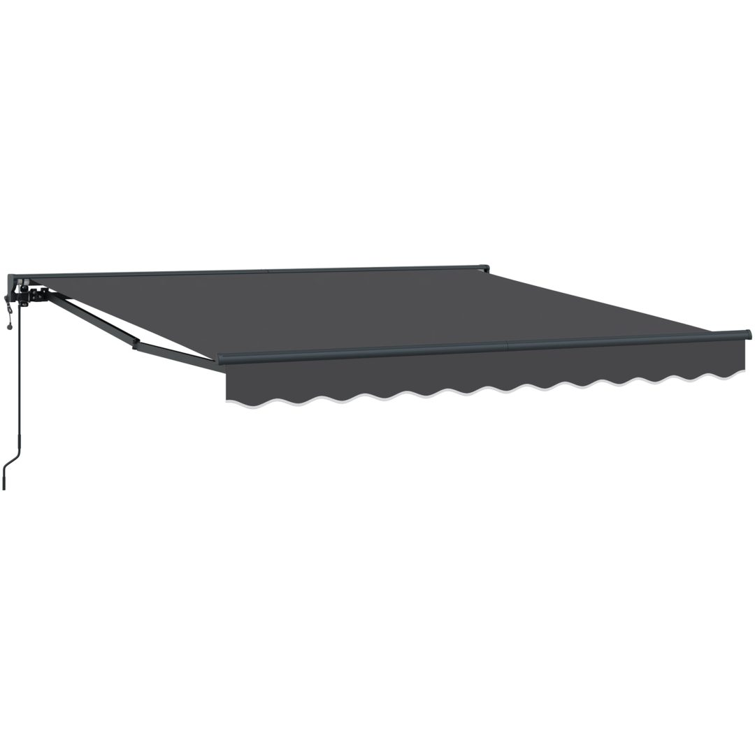 Automatisk Utdragbar Markis Antracit vidaXL 3 x 2.5 m – bild 2