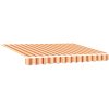 Automatisk Utdragbar Markis Gul och Orange vidaXL 3 x 2.5 m – miniatyr 4