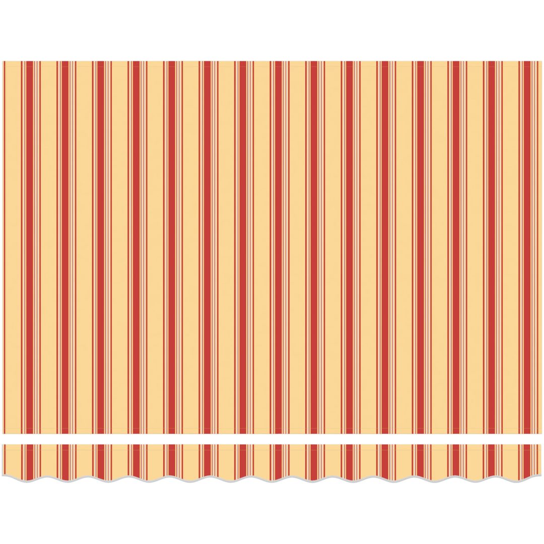 Automatisk Utdragbar Markis Gul och Orange vidaXL 3 x 2.5 m – bild 6
