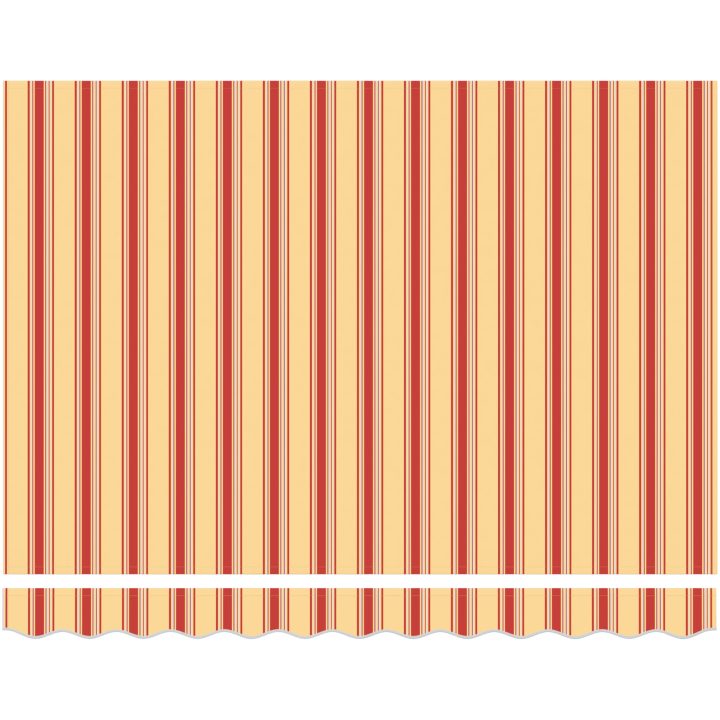 Automatisk Utdragbar Markis Gul och Orange vidaXL 3 x 2.5 m – bild 6