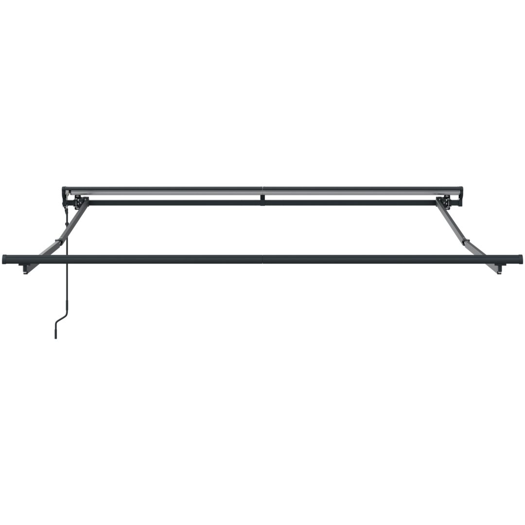 Automatisk Utdragbar Markis Gul och Orange vidaXL 3 x 2.5 m – bild 7