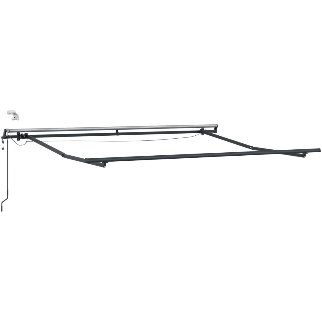 Automatisk Utdragbar Markis med LED Randig vidaXL 300 x 250 cm – bild 5