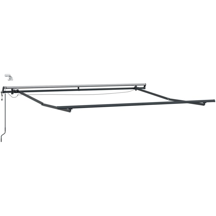 Automatisk Utdragbar Markis med LED Randig vidaXL 300 x 250 cm – bild 5