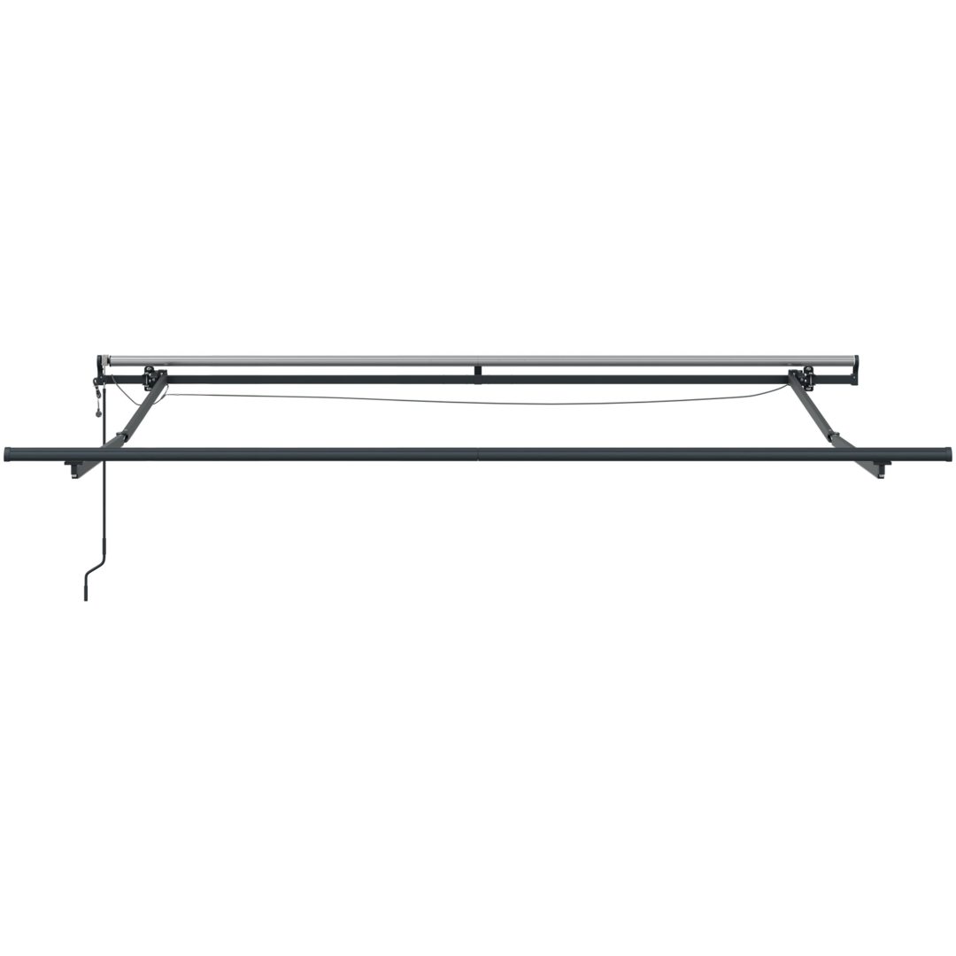 Automatisk Utdragbar Markis med LED Randig vidaXL 300 x 250 cm – bild 7
