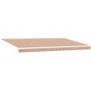 Automatisk Utdragbar Markis Multicolor Rand vidaXL 5 x 3.5 m – miniatyr 5