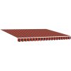 Automatisk Utdragbar Markis Orange och Brun vidaXL 3.5 x 2.5 m – miniatyr 4